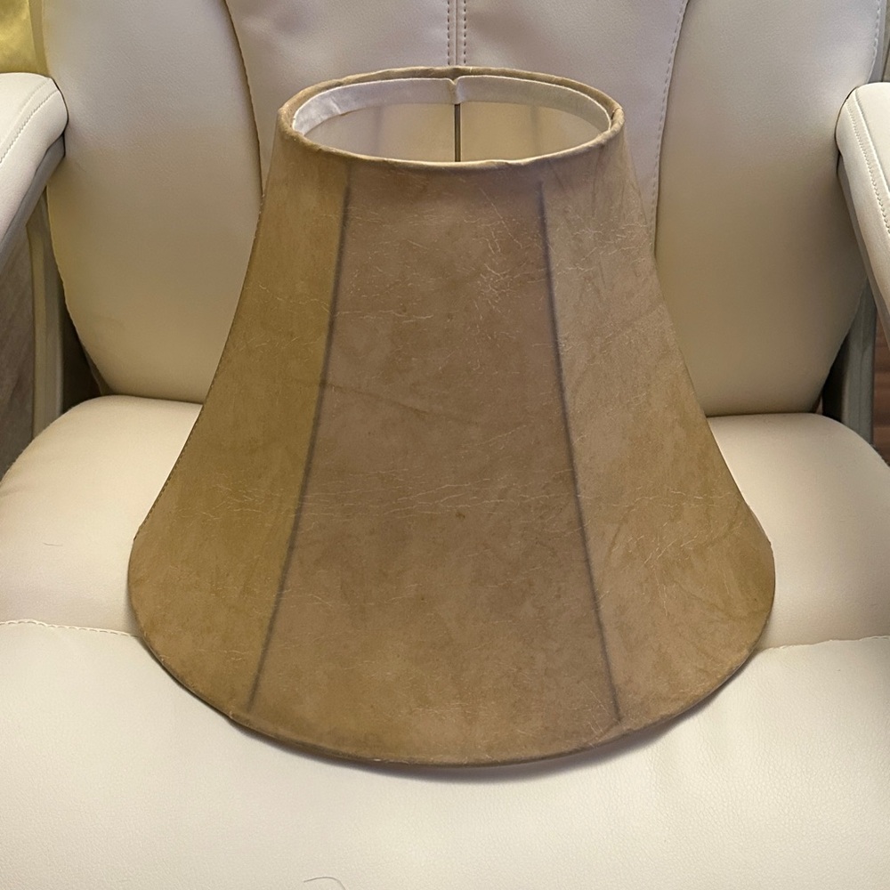 Elegant Tan Lampshade